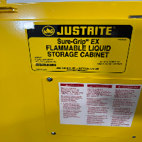 Justrite Sure-Grip EX Flammable Liquid Storage Cabinet image 3